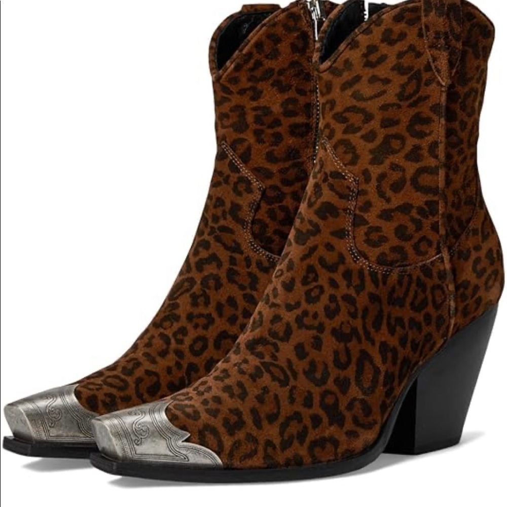 Brand New Free People Leopard Brayden Boot
